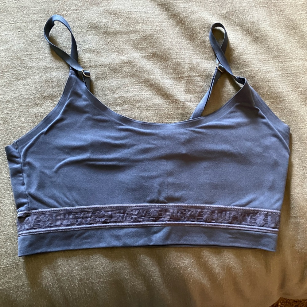 Lucky Brand Blue Bralette